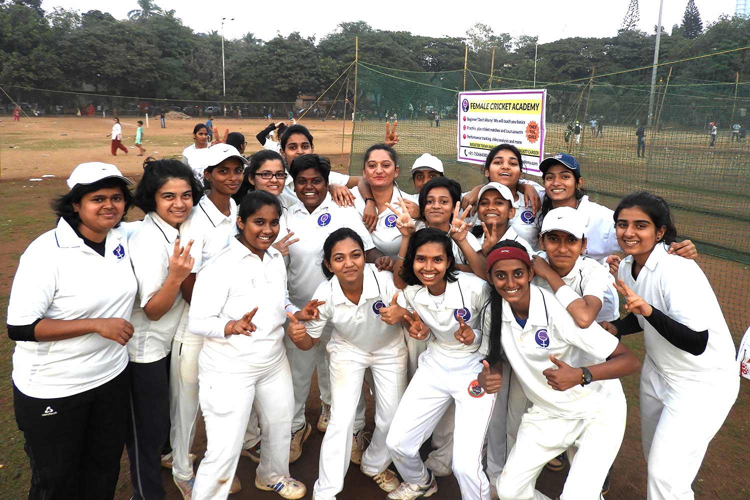 female cricket academy
